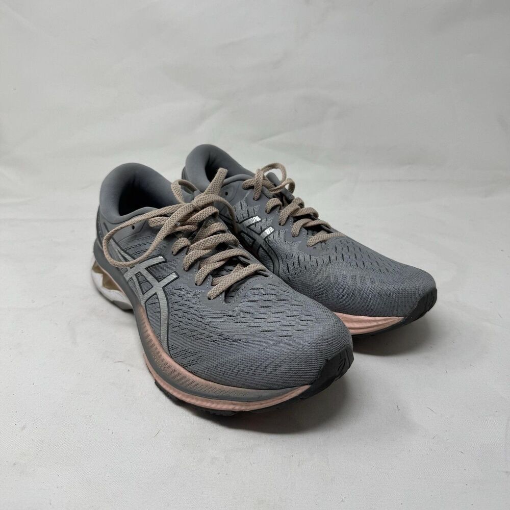 ASICS GEL-Kayano 27 Shoes Womens Size 11 W Gray Mesh Running Sneakers 1012A713